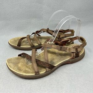Merrell Jacardia Womens Dark Earth Brown Outdoor Strappy Sandals Size 10